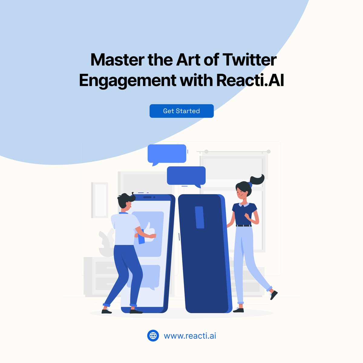 Reacti_Ai's tweet image. Twitter users:

If you spend time crafting every reply.

They may resonate.

But

If you spend time utilizing our AI platform.

Engaging replies will come naturally.

If they don’t.

You will still have crafted a thoughtful response.

Pondering over the power of AI yet?