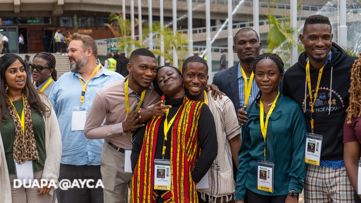 Youth Bridge Foundation is presently represented by Joyce Nyame (<a href="/Ampaafo1/">Joyce Nyame</a>), Derrick, Lucinda and
<a href="/jseproduction/">JSE Productions</a> team at the ongoing <a href="/AfClimateSummit/">Africa Climate Summit</a> in Nairobi, Kenya. #AfricaClimateSummit #ACS23 #AYCA23 #YouthMatter #AfricaClimateWeek #DUAPA