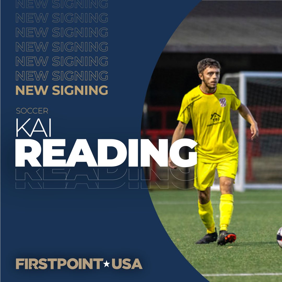 firstpointusa's tweet photo. NEW SIGNING 📝
We're delighted to announce the signing of former Henley Lions defender, Kai Reading to the #FirstPointFamily
Sport: Soccer
Position: Right Back
Club: Flackwell Heath
Class of: 2024
Welcome to the team, Kai! https://t.co/4DBVojZ36T