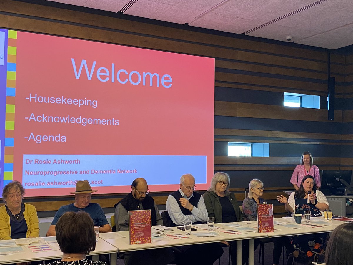 “We are the ones who are experts! Please listen to us!”Powerful and emotional stories. <a href="/DrRAshworth/">Rosie Ashworth</a> and the team have nailed it! The book “ChallengingAssumptions around dementia” is launched today. <a href="/NRS_NDN/">Neuroprogressive and Dementia Research Network 🌐</a> <a href="/CSO_Scotland/">CSO(Health)Scotland</a> <a href="/EmmaNDN1/">@EmmaNDN</a> <a href="/NHSResearchScot/">NHS Research Scotland</a> <a href="/EnrichScotland/">ENRICH Scotland</a>