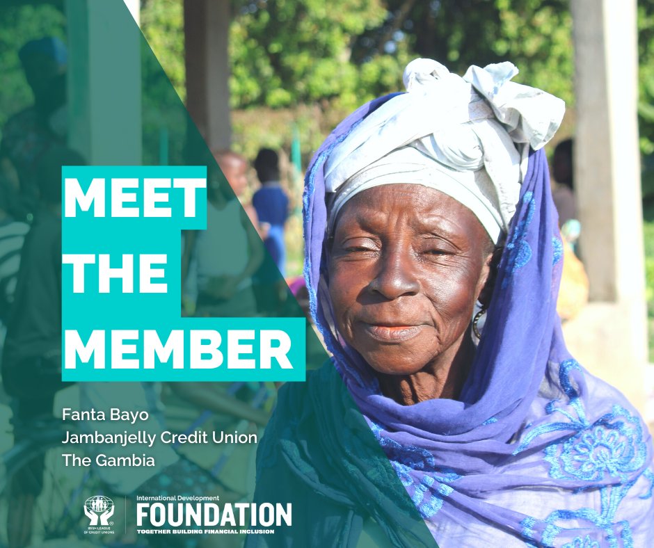 Fanta Bayo, 65, a member of Jambanjelly #CreditUnion and president of a collective of 145 women who maintain five hectares of land to grow vegetables.
With a CU loan, they expanded the garden and sell the extra vegetables at the market to support their village.

#peopleincluded