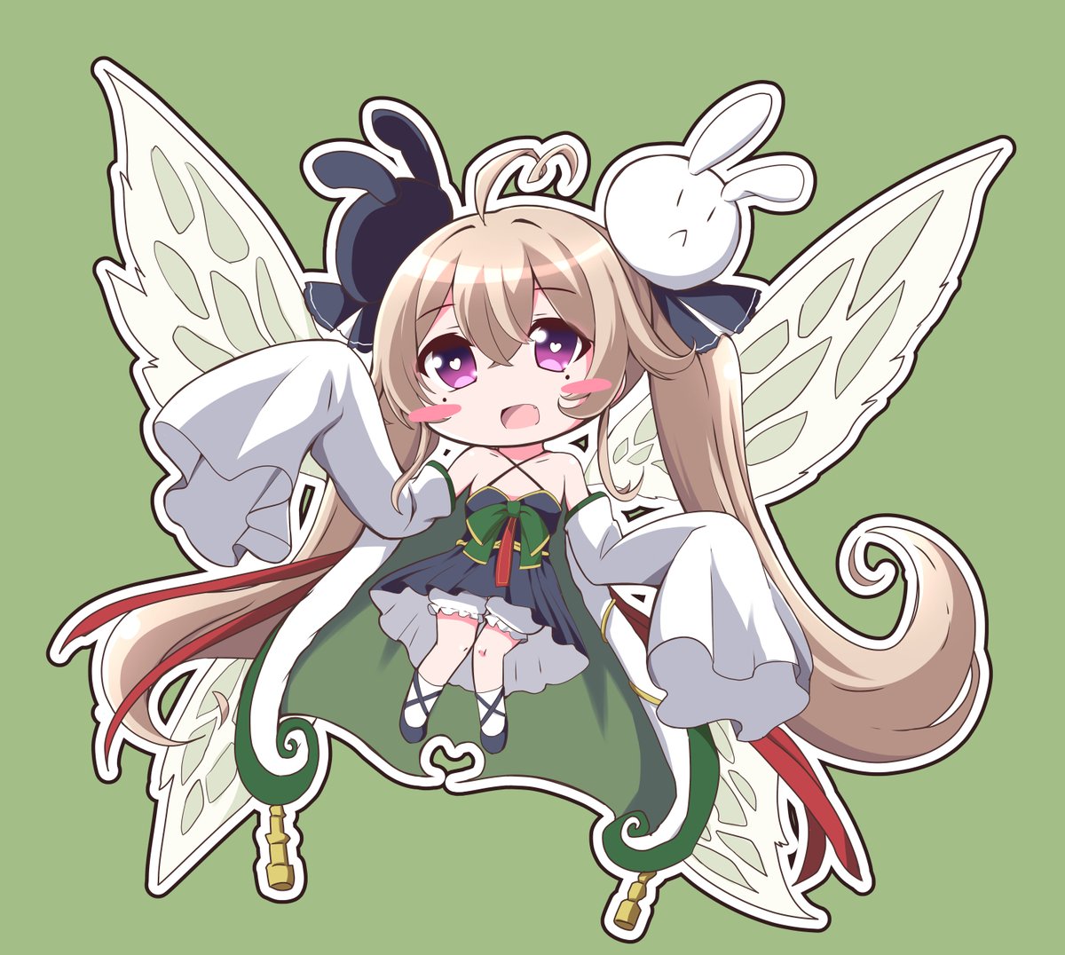 ラフィー(アズールレーン) ,ル・マラン(アズールレーン) ,昼寝好きのラピヌ 「#先月描いた絵を晒そう 前半は新刊ばっかでカラー絵はすくなかったのです('・ω・」|Geo＠FANBOXはじめましたのイラスト