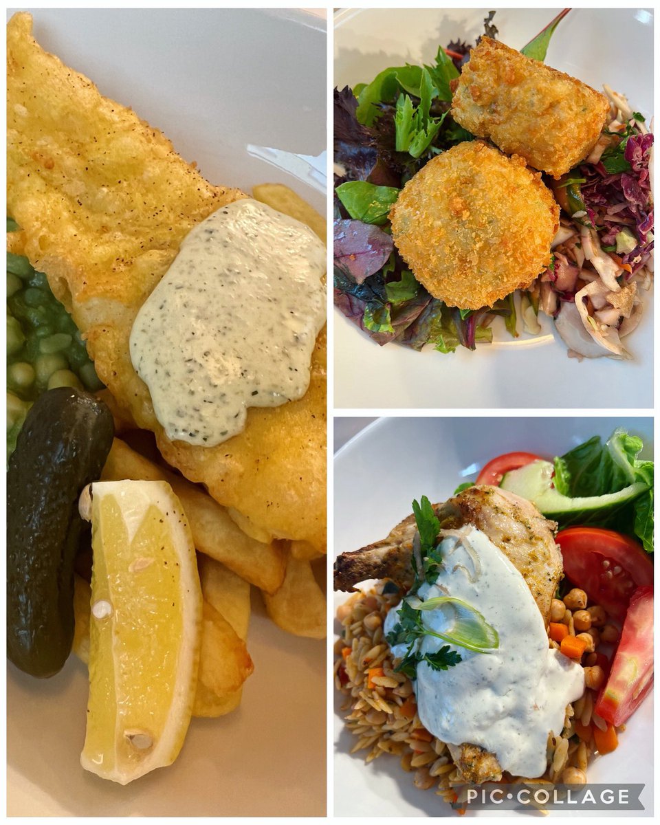 Today on the menu in St Peter’s EDUkitchen we have:

-Fish and Chips 
-Cheese and Onion Potato Cakes
-Harissa Chicken 

@LoveBritishFood #greathosptialfood