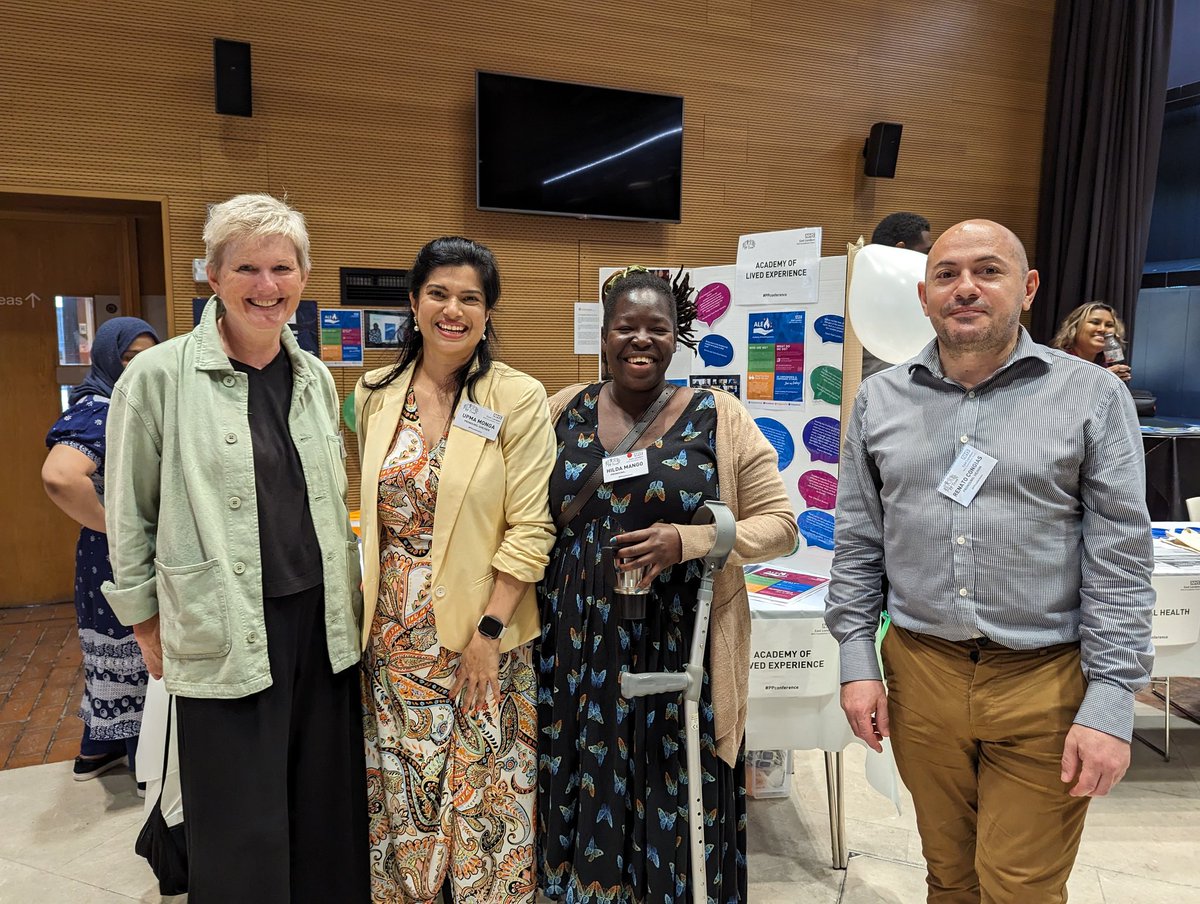 NHS_ELFT's tweet photo. At the #PPConference @elft_ppl @ELFTMattPreston @nlieck @baggybinny @UpmaMonga @ELFT_ALE 🎇🥳 #conference #nhs #EVENT #peopleparticipation https://t.co/Q5I0AzB8KT
