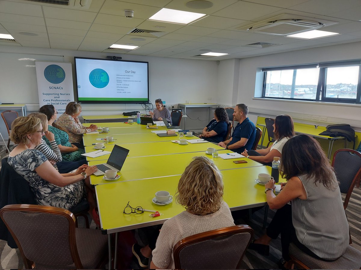 Exciting start to considering the development of the Social Care Nursing Advisory Council in Sussex <a href="/snacs/">Bob</a> @outstandingscic
