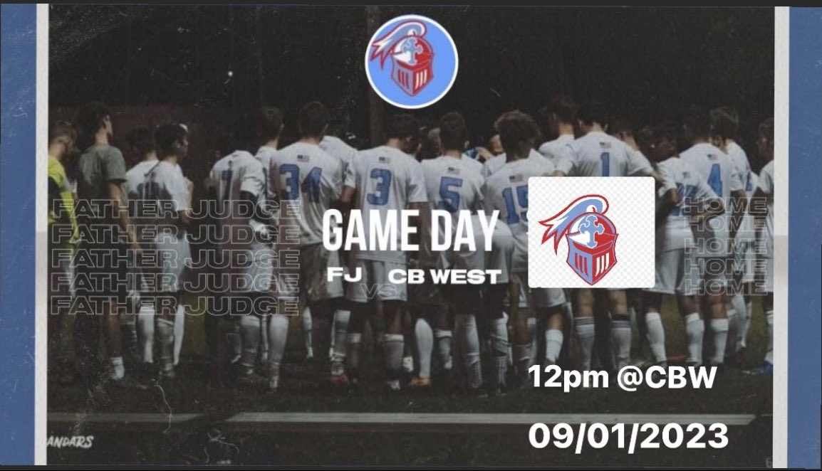 FJ_Soccer27's tweet image. GAME DAY! 

🆚: Central Bucks West
⏰: 12:00pm (Varsity/JV)
📍: Central Bucks West         
#YahooBlue 🔴🔵⚽️ @FJAthletics @FatherJudgeHS