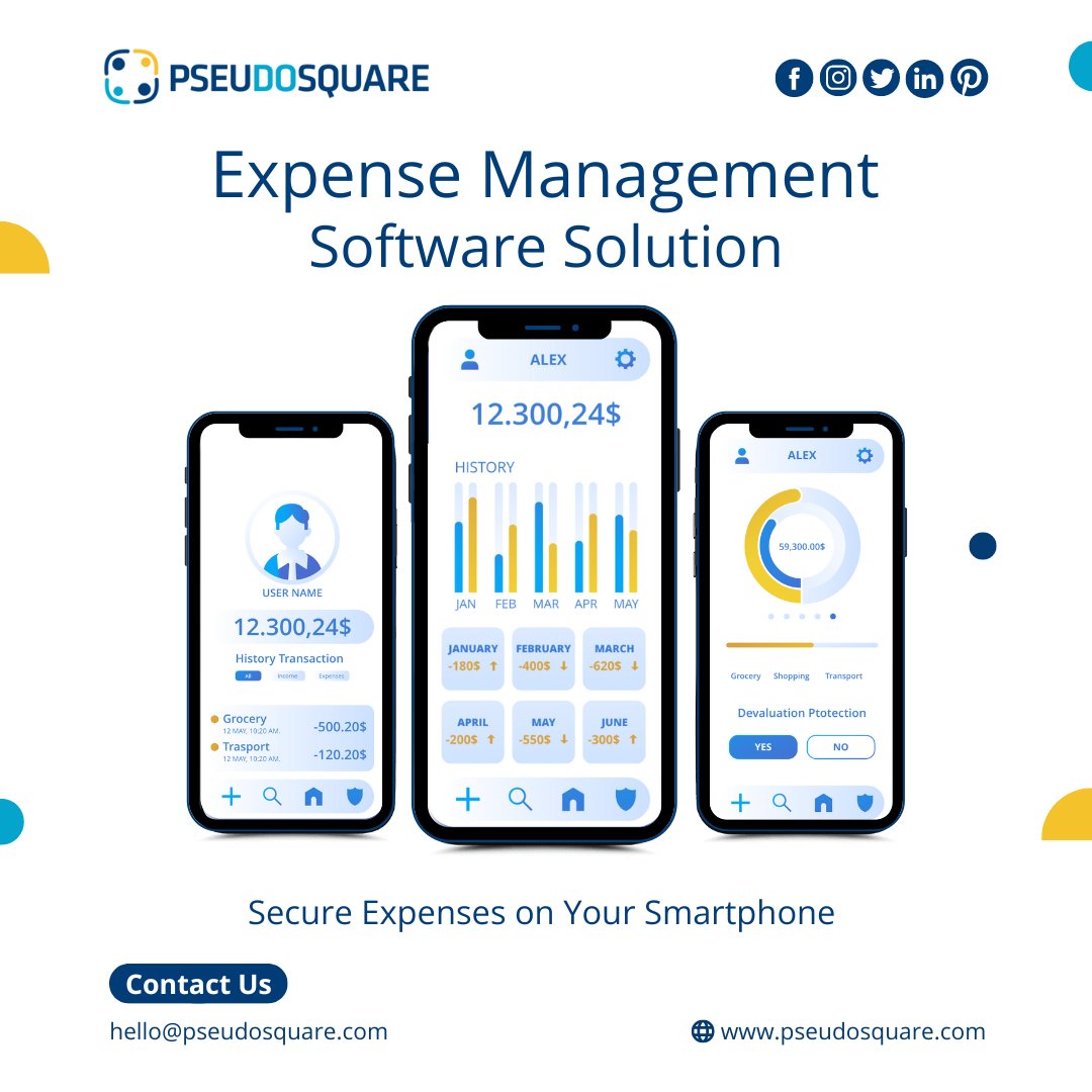 pseudosquare1's tweet image. 𝐌𝐚𝐧𝐚𝐠𝐞 𝐲𝐨𝐮𝐫 𝐞𝐱𝐩𝐞𝐧𝐬𝐞𝐬 𝐝𝐢𝐠𝐢𝐭𝐚𝐥𝐥𝐲📱 
Expense Management Software is a powerful tool that can streamline the entire process and offer a plethora of benefits. 

𝗟𝗲𝘁&apos;𝘀 𝘀𝘁𝗮𝗿𝘁 𝘁𝗼𝗱𝗮𝘆!
📩 hello@pseudosquare.com

#pseudosquare #expensetrackerapp