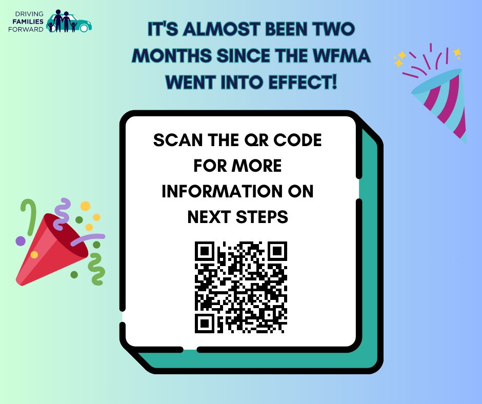 Feeling grateful for Driving Families Forward, partners in the legislature,  @massdot and the @massrmv team. Years in the making, #WFMA is…