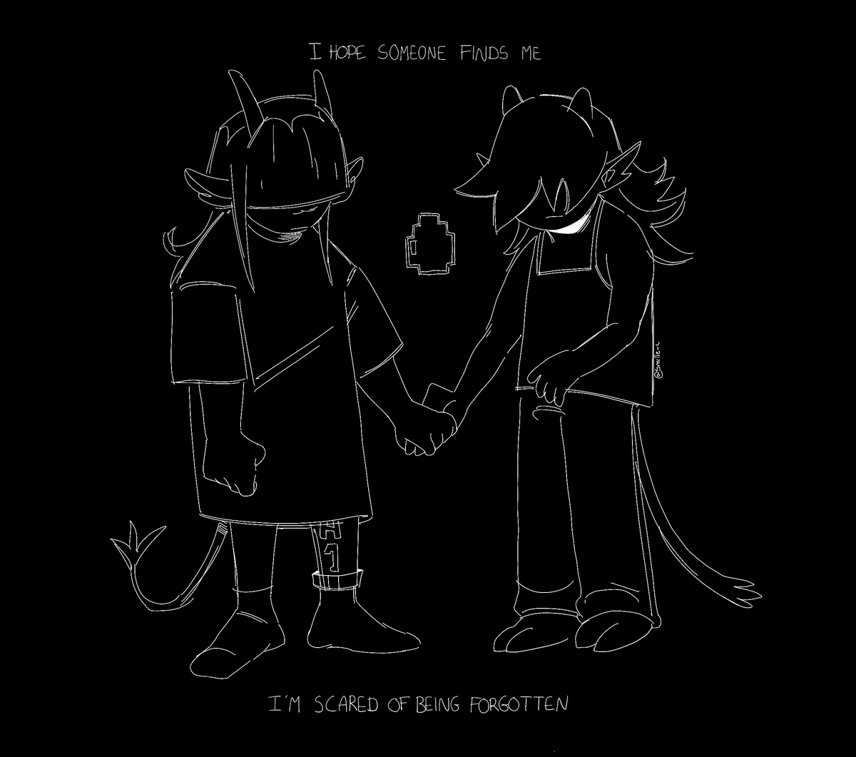 Smilleging's tweet photo. Little Parallels 

#qsmp #qsmpfanart #qsmpeggs https://t.co/3MAEuPoLSn