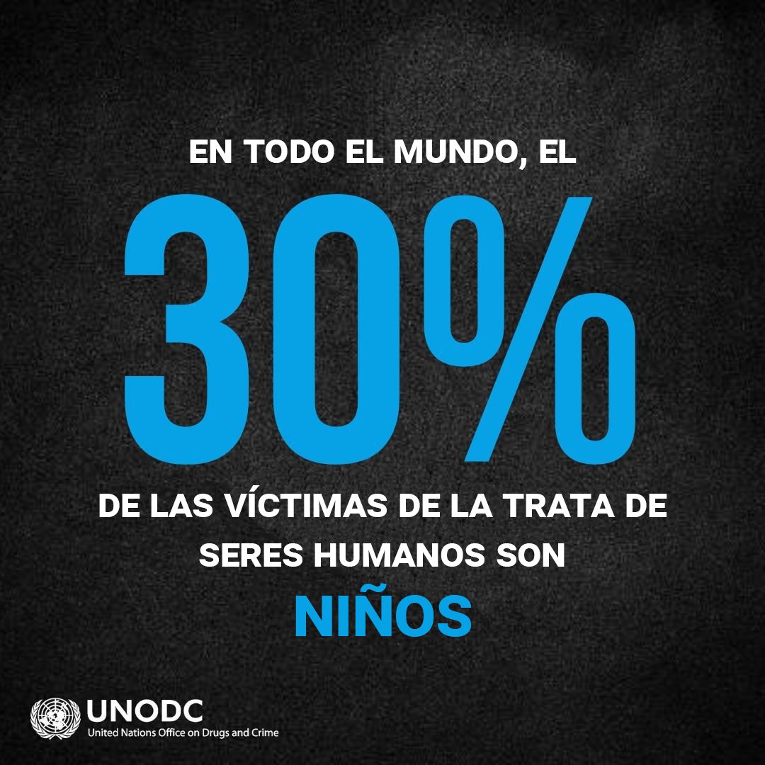 Los niños y las niñas deberían jugar y aprender. Los niños y las niñas deberían disfrutar su infancia. Sin embargo, miles acaban siendo víctimas de la trata de personas cada año. Mira cómo trabaja @UNODC para protegerlos: unodc.org/unodc/es/human…