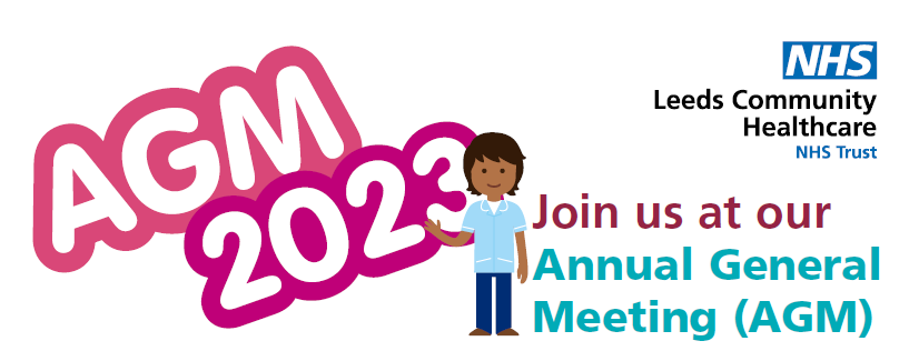 The Trust's AGM is right around the corner. We’ll share what’s been happening over the past 12 months across community services, including the highlights and challenges of 2022/23. Email lch.comms@nhs.net by 11 September to RSVP. 

More info👉  leedscommunityhealthcare.nhs.uk/our-news/annua…