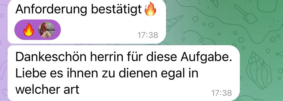 Ich fordere an, du bestätigst 🔥
Einfach herrlich 
#FinDom