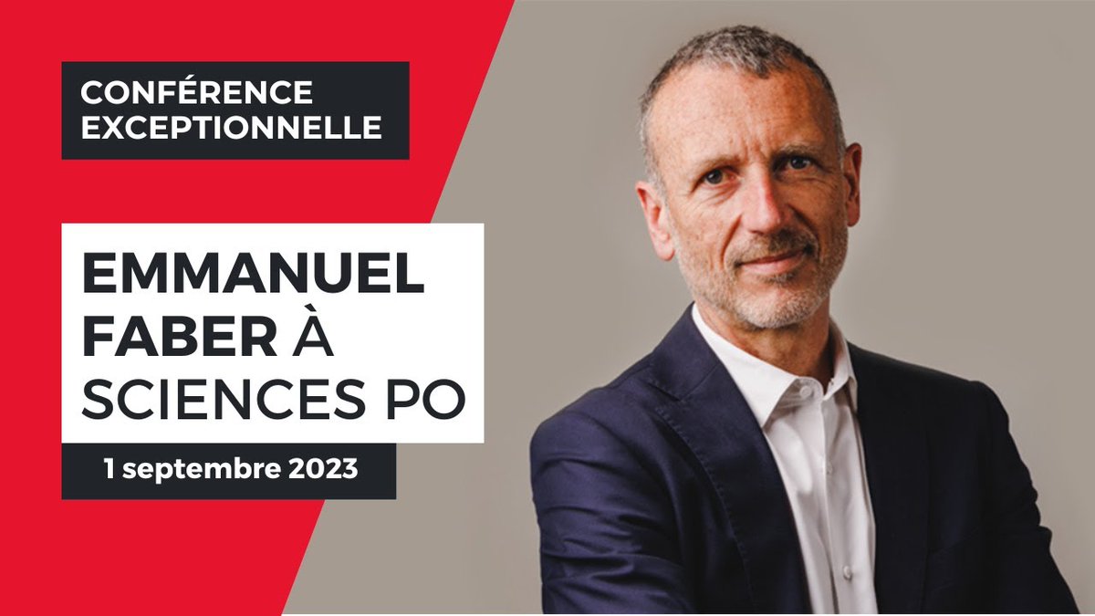 🔴@EmmanuelFaber est l'invité de la #RentréeScPo de @SMIScPo.

Suivez sa leçon inaugurale en direct ➡️
youtube.com/watch?v=nZpYAJ…