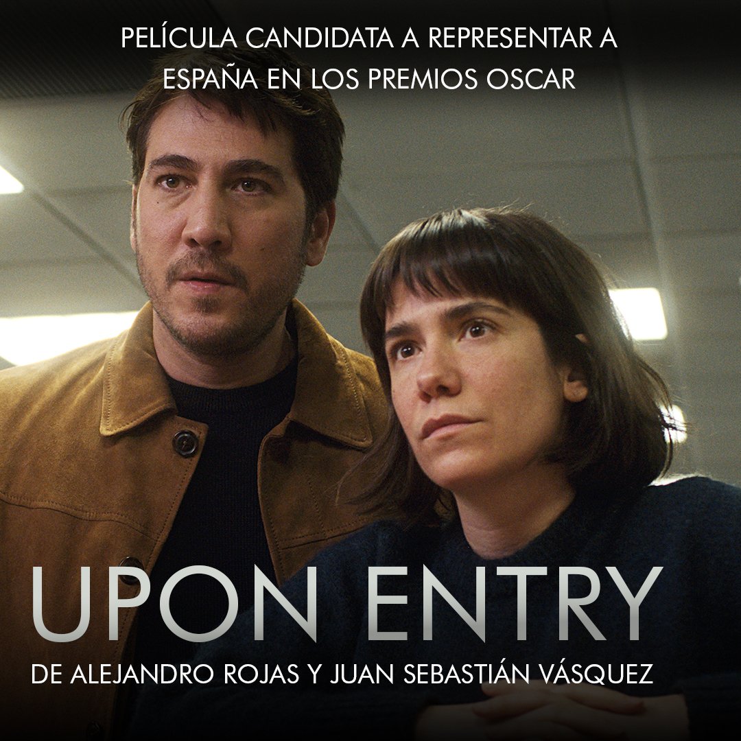 karmafilms's tweet photo. ✈️¡#UponEntry, película candidata a representar a España en los #PremiosOscar!

En la recta final de la primera ronda de votaciones, pedimos a los académicos su consideración para que los Oscar sean el siguiente destino de este thriller psicológico protagonizado por Alberto Ammann y Bruna Cusí.

👁️Os recordamos que la película está disponible en https://t.co/ZLcckqjMNW.

🎞️¡Hagamos que el viaje continúe!