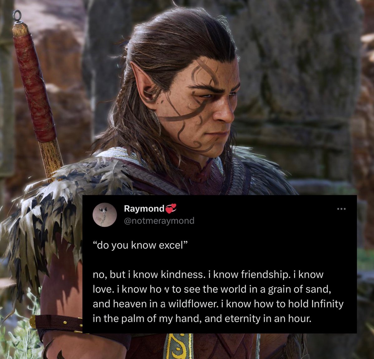 cannibalanders's tweet image. his resume must be wild