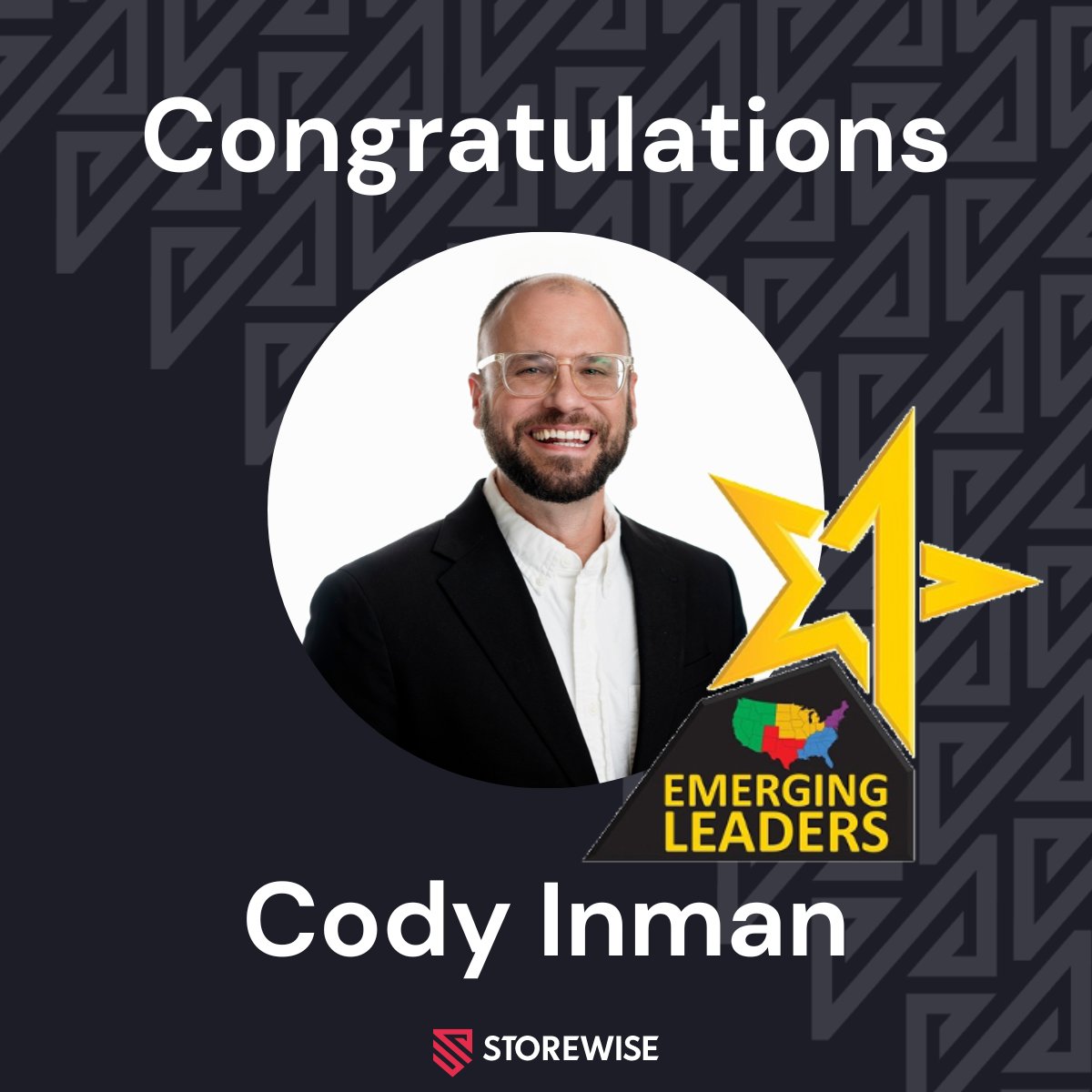 Join us in a round of applause for our VP of Technology, Cody Inman on being recognized by @theshelbyreport as an Emerging Leader in the industry! 👏👏 We would not be where we are today without your enthusiasm and dedication. 

#grocerytech #leadership #storewise #techleader