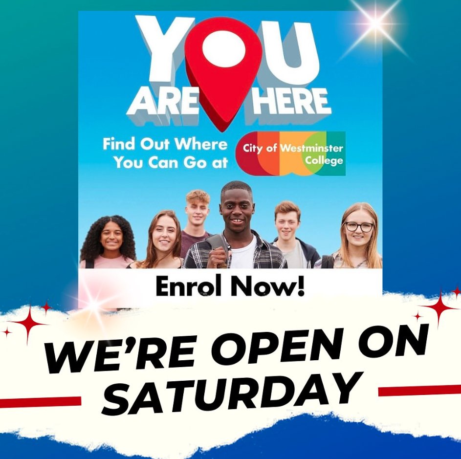 citywestcollege's tweet photo. We’re open for enrolment this Saturday!
If you haven’t enrolled yet, make sure you visit us tomorrow - Don’t Miss Out!
Head to our website for everything you need to know about enrolment 👉https://t.co/hrOmGV6NZL
We look forward to seeing you soon!
#WeAreCWC #Enrolment2023 https://t.co/M2rf14BZBS