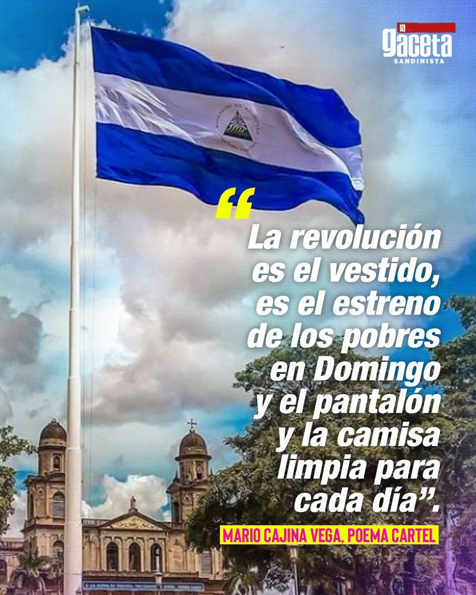 La Revolución Popular Sandinista, sostiene un legado patriótico en la lucha por la independencia, soberanía y autodeterminación del pueblo nicaragüense.
