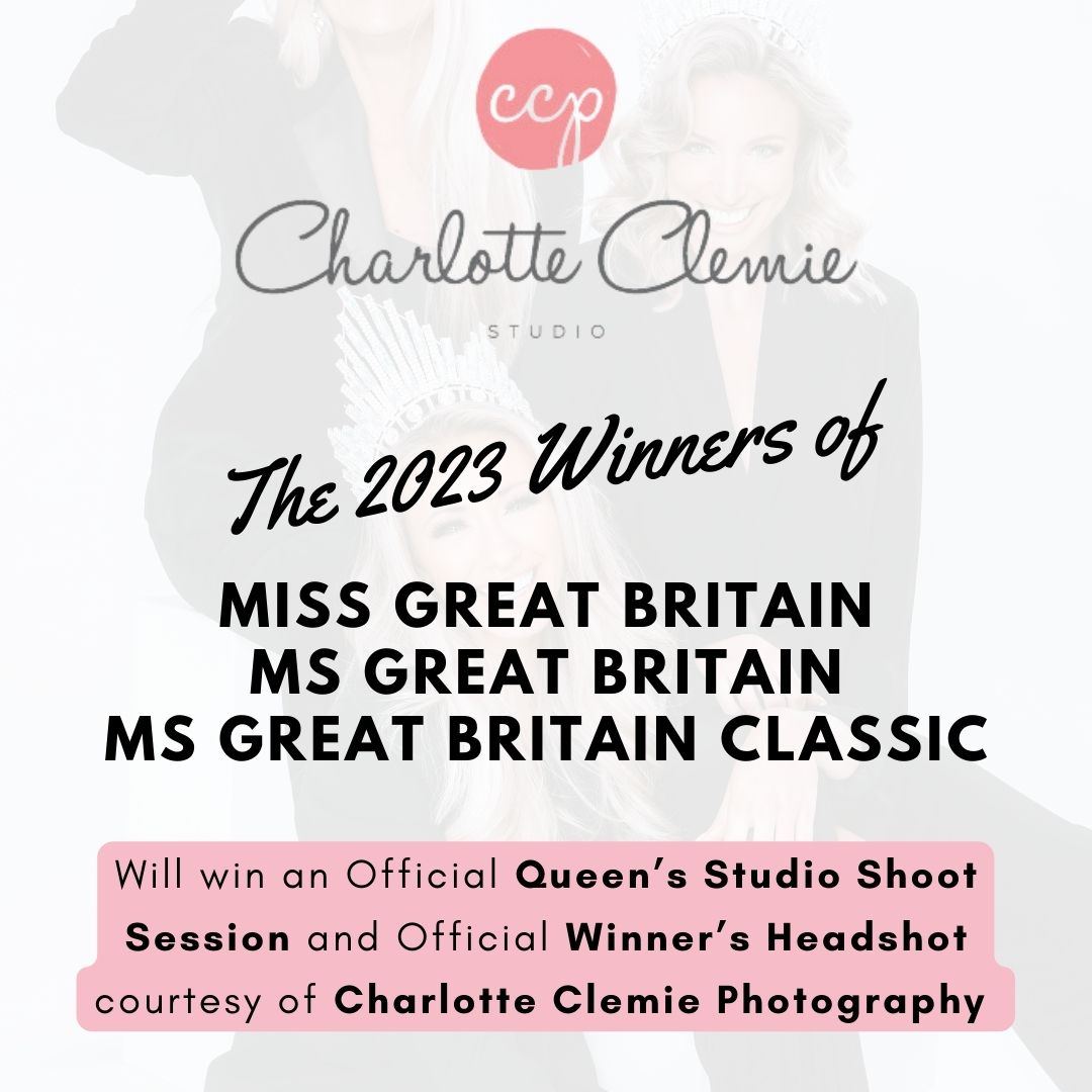 🇬🇧We are thrilled to announce a brand new sponsor &amp; partnership for Miss Great Britain 2023/24🇬🇧

- Charlotte Clemie Photography

We are so excited to officially share that we have joined forces with the UK'S leading pageant photographer Charlotte Clemie Photography. Our three