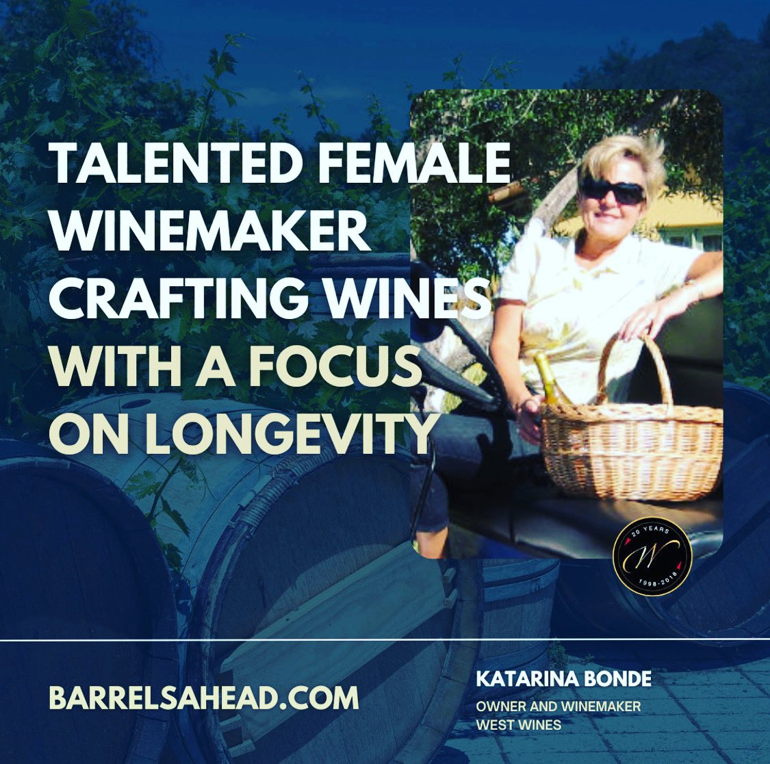Legends Behind the Craft podcast interview with Katarina, Winemaker/Owner 🎤🍷🎧

youtu.be/9hQKMOhPkdk?si…

Learn about her European-inspired patience in releasing wines &amp; winemaking vision.

#westwines #meetthewinemaker #thewineroad #sonomacounty 
#drycreekvalley #podcast