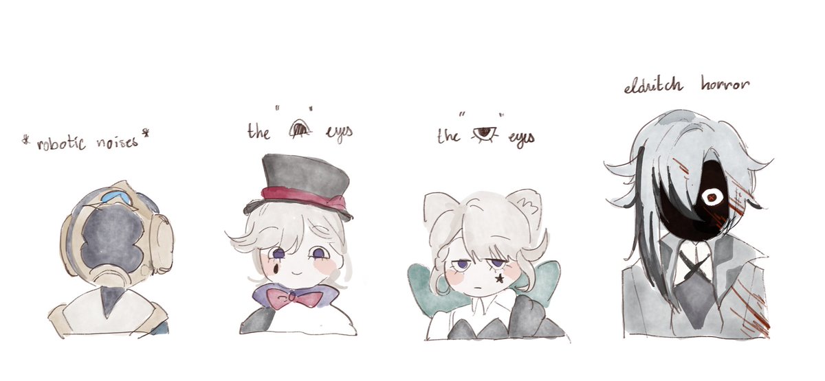 doodled funny house of the hearth eyes meme
#Genshin #原神 #Lyney #lynette #freminet #Arlecchino