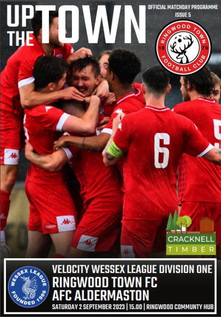 pitchero.com/clubs/ringwood…

Please see our online programme for tomorrows <a href="/WessexLeague/">Velocity Wessex League</a> fixture against <a href="/afcaldermaston/">AFC Aldermaston</a>. 📲 📖