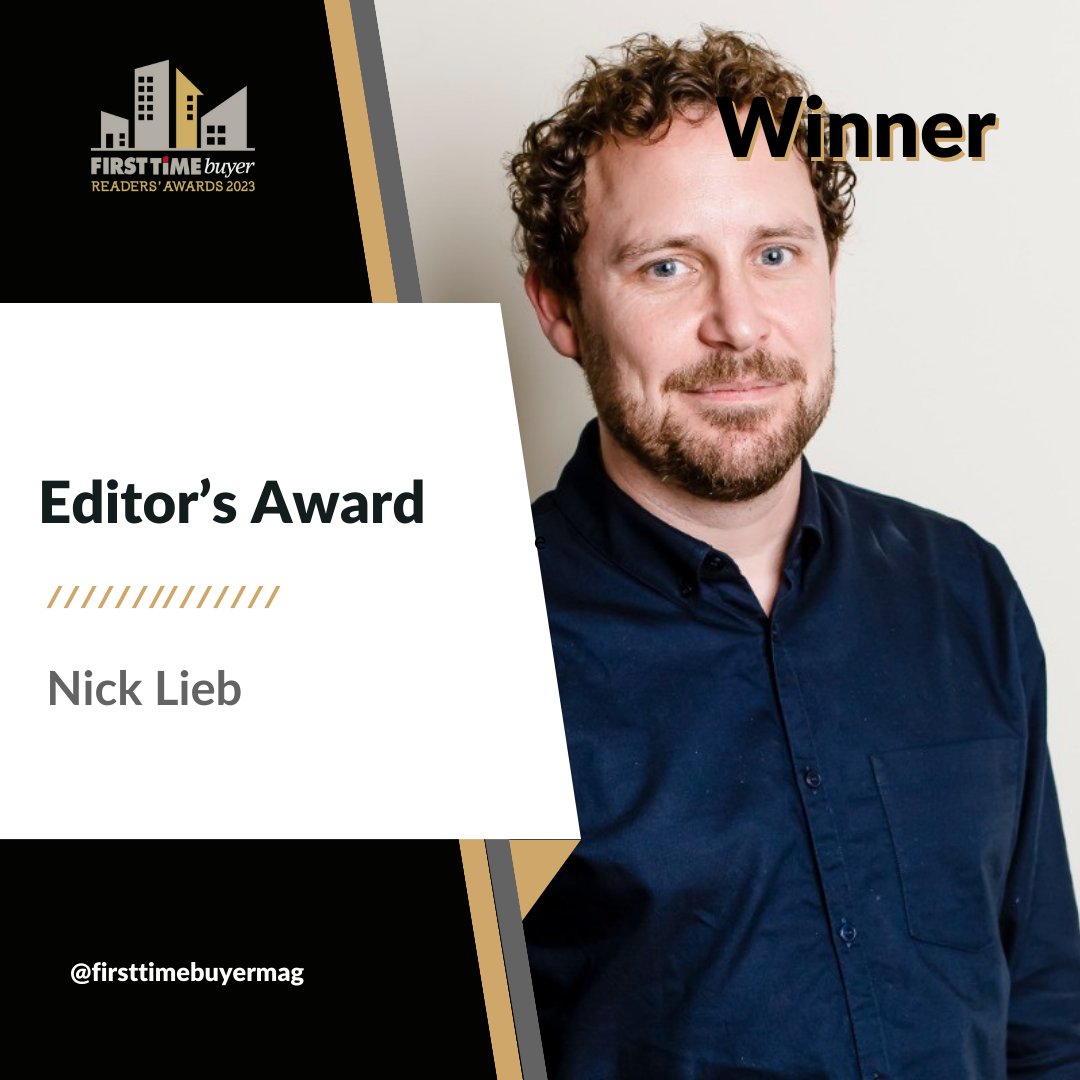 🎉 Thrilled to announce Nick Lieb as the well-deserved recipient of this year's Editors Award for his outstanding work in the first time buyer market! A fantastic result and incredibly well deserved. @sharetobuy #FTBAwards
