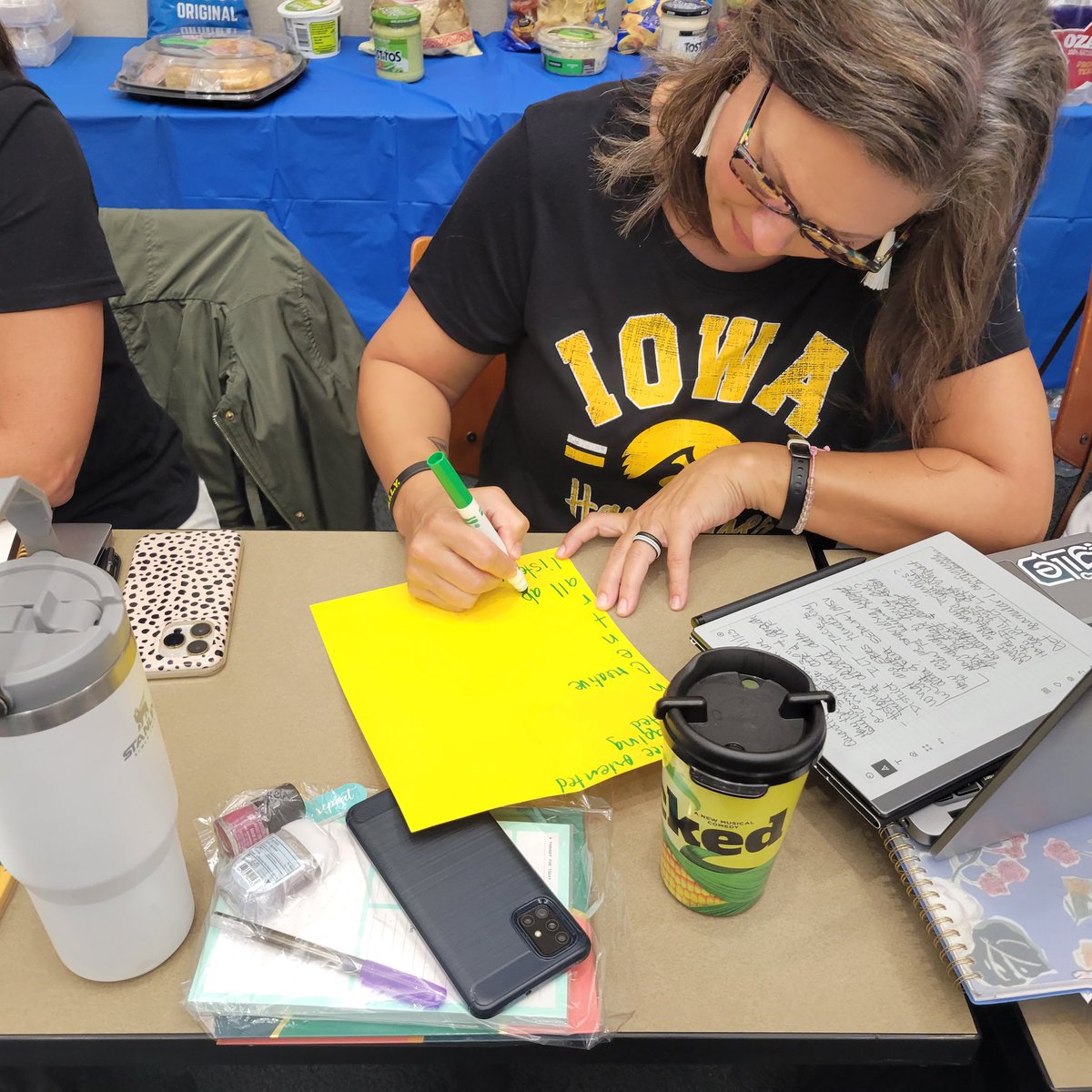 TheresaHamiton's tweet photo. .@NIETteach South Central Regional Team reflecting on our support &amp; ways to ensure we impact instructional excellence in a measurable way. @amyygayle @JennBoardNIET @Chastitylwilson @mskelly_78 https://t.co/Memw96r8ZL