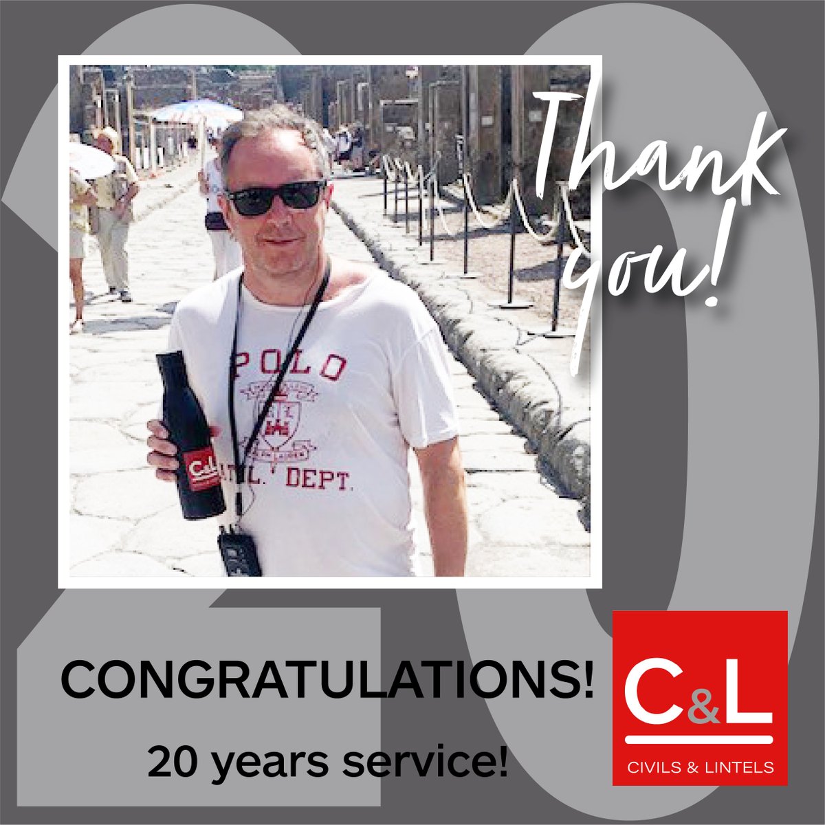 Last week we celebrated the long service of one of our dedicated Key Accounts Sales People; Lee Colgan! Lee has been with us for 20 years and is a much-valued colleague in our Bolton depot.

Huge congratulations, Lee, and thank you for everything you do!

#celebrating