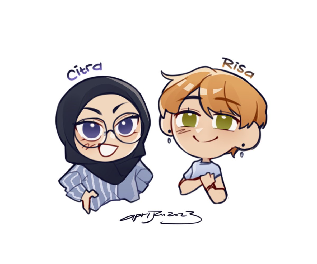 yeah suda tida ada bantet n jeruk lagi, adanya citra n risa #oc