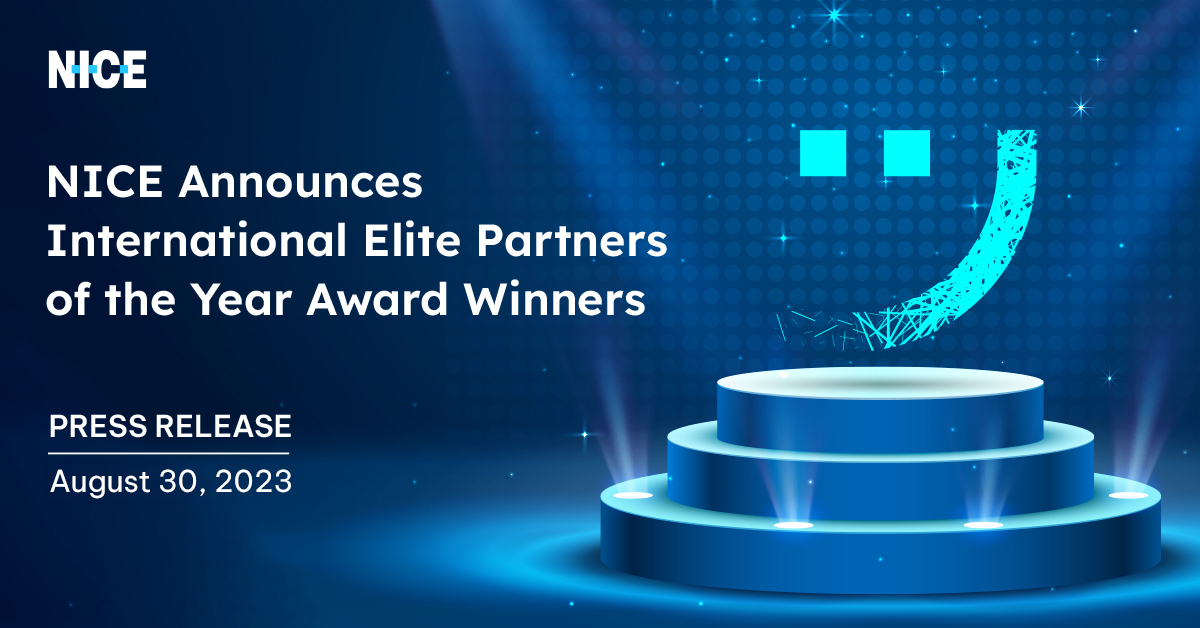 Glbgray's tweet photo. We are proud to announce the winners of the NICE International Elite Partners of the Year award, recognized for their excellence in driving businesses to adopt #digital and purpose-built #AI solutions to deliver exceptional #CX.

Read the press release: https://t.co/LBpAu8uilE https://t.co/8Dt6nRahFR
