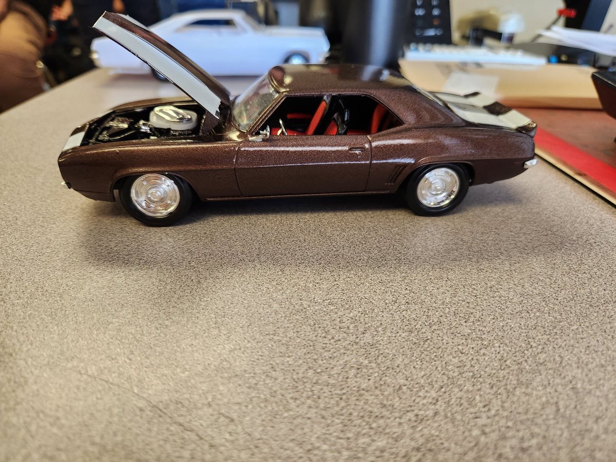AutoTechPISD's tweet photo. I don't have a model building winner.  But if I did, Grant Milam would be the winner.  The nicest model ever built in my program. https://t.co/p0FxdeivCW