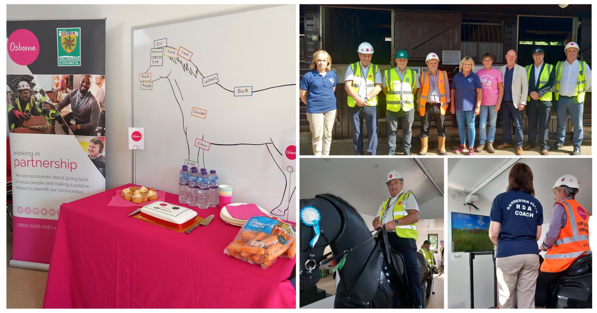 Cakes, tea, and carrots for the horses! A celebration of completed work at Gaddensden Place RDA Centre. With the help of our partners @BTSPSolutions, we could treat, repair and repaint the stables at no cost. @gaddesdenrda #community #support #Dacorum