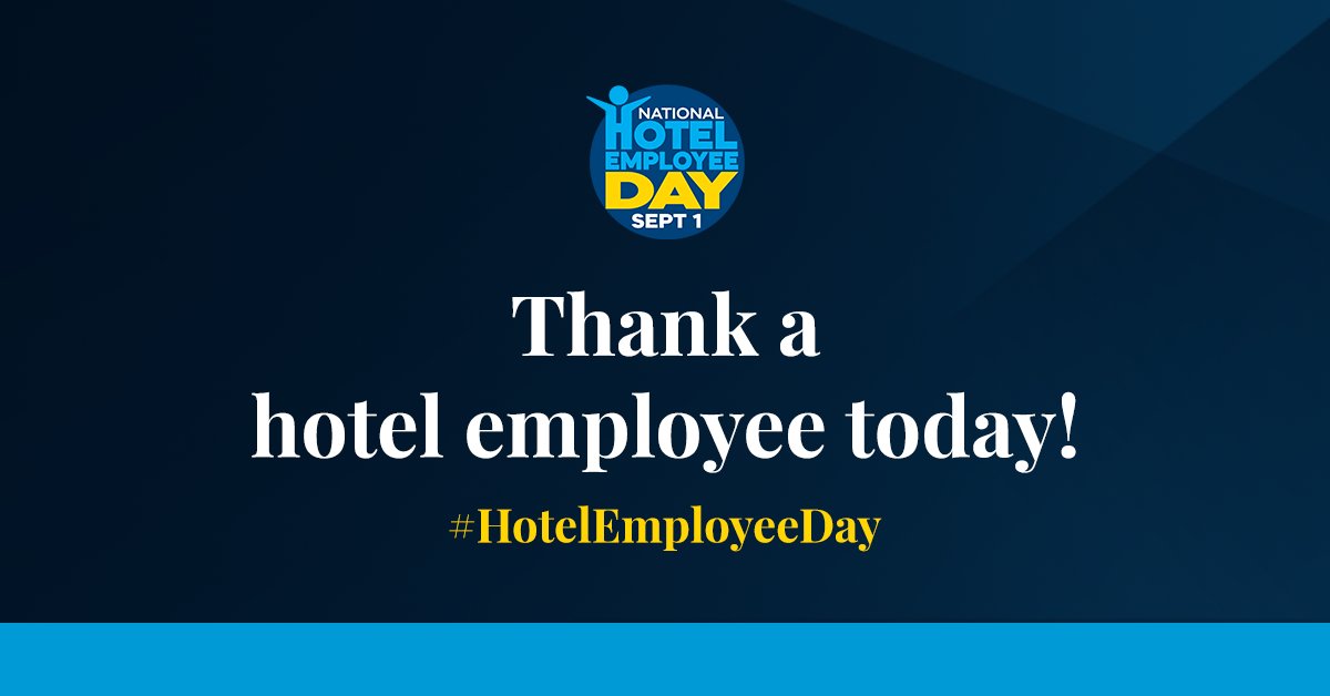 Celebrating our passionate team members today, and our industry colleagues.  Our industry is a major employer of talented and committed team members.   #AH&amp;LA @HotelEmployeeDay