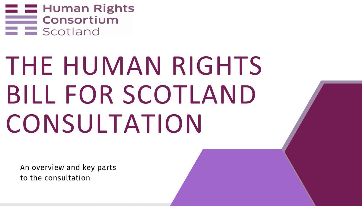 Thanks to @ALLIANCEScot for having me yesterday to present on the Scottish Human Rights Bill and how to respond to the forthcoming consultation. 

See thread below for some key points from @HRCScotland on our information sessions (we had five this week!). 

#AllOurRights