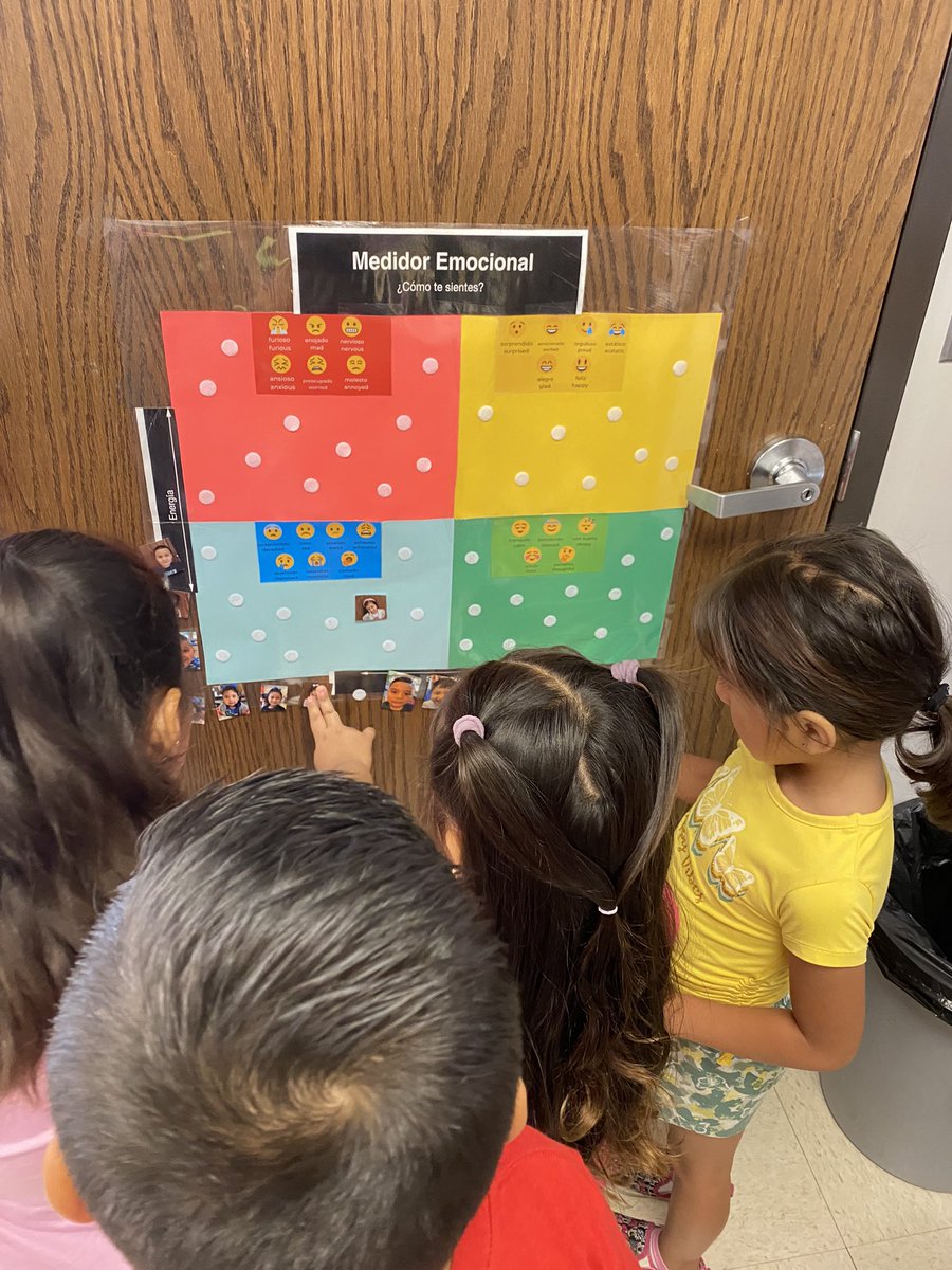 Kindergarten students are learning how our feelings can change throughout the day ☺️🥲😫😴🥱 they began using their Mood Meter to monitor how they feel 💕<a href="/rulerapproach/">RULER</a>