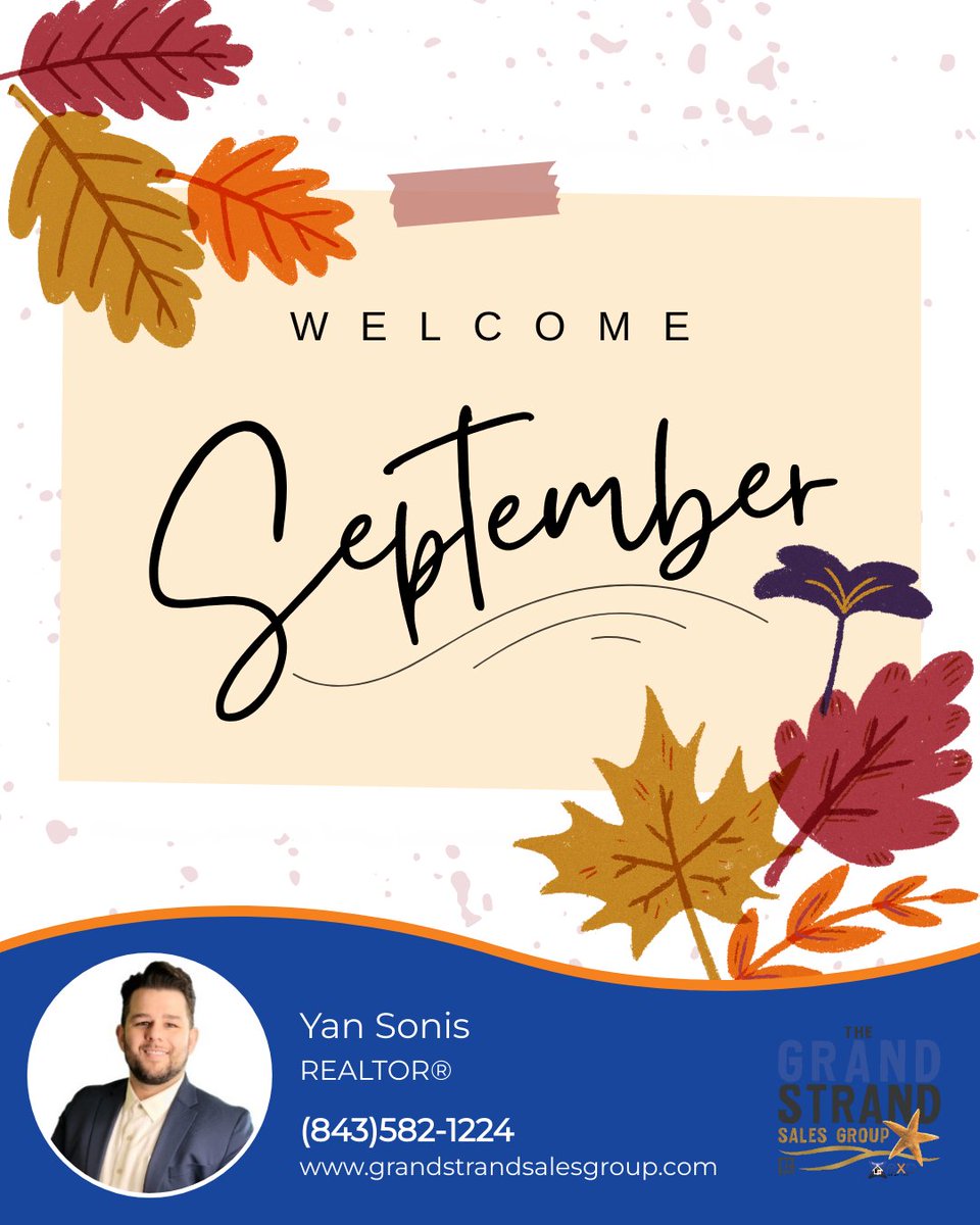YanSonisRealtor's tweet photo. The beginning of the month is a great time to reflect on the past month and set new goals. What are you hoping to achieve in September?

#goalsetting #newmonth #newgoals #hellofall #helloseptember #fallseason #september #fallishere #sweatherweather #cozyseason https://t.co/BGcYDPc9QC
