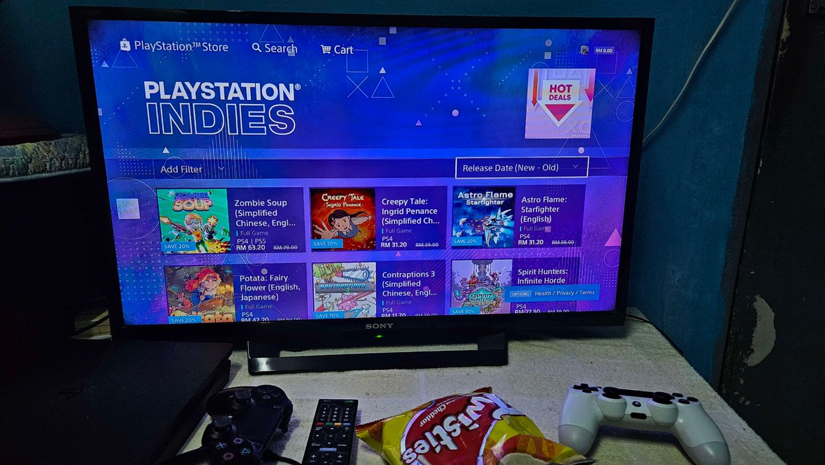 Zombie Soup is now discounted on PlayStation Indies Hot Deals! Don't miss your chance to get it at a great price. 
Limited time offer, so grab your copy today and start playing! 
#ZombieSoup #PlayStation #GamingDeals #IndieGames