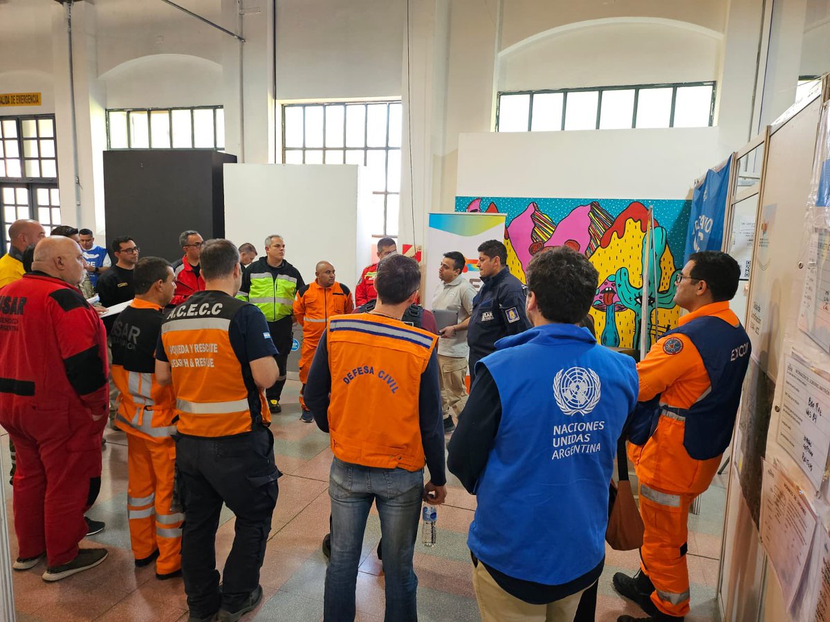 felipeajenjo's tweet photo. Cerrando una intensa semana de trabajo en el  Internacional de Respuesta a Terremotos en San Juan representando a @ONUArgentina Mucho aprendizaje y colaboracion con la Cooperacion Internacional, Gobierno y socios humanitarios. https://t.co/L7xc4lyjyN