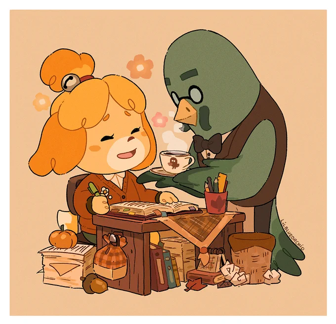 A cup of coffee to get back to work  #AnimalCrossing 