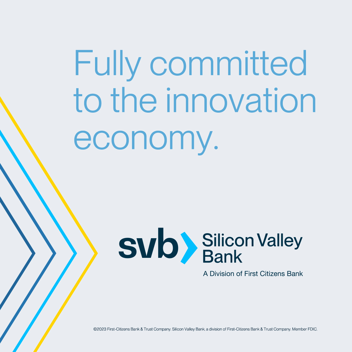 Silicon Valley Bank (@siliconvlybank) on Twitter photo We are fully committed to the innovation economy. With the strength and stability of <a href="/firstcitizens/">First Citizens Bank</a>, we are continuing to deliver specialized lending and financial solutions for the innovators inventing the future.
Learn more: bit.svb.com/3L6cbJ1 We are fully committed to the innovation economy. With the strength and stability of <a href="/firstcitizens/">First Citizens Bank</a>, we are continuing to deliver specialized lending and financial solutions for the innovators inventing the future.
Learn more: bit.svb.com/3L6cbJ1
