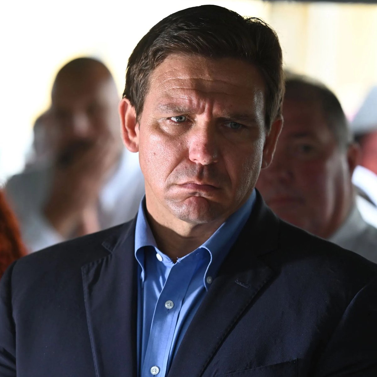 ReallyAmerican1's tweet photo. GOP CHILD ABUSE: Thin-skinned Ron DeSantis couldn't handle the heat from a 15-year-old's questions, so he allowed his security to MANHANDLE the child at a New Hampshire campaign event.

New Hampshire teen resident Quinn Mitchell is an avid watcher of politics, having seen 35 presidential candidates in his state since 2019, but had never been abused by any campaign staffers or security until Ron DeSantis arrived.

He asked the Florida Governor a tough, but fair, question: “Do you believe that Trump violated the peaceful transfer of power, a key principle of American democracy that we must uphold?”

The exchange between the two went viral after DeSantis tried to sidestep the question, so his campaign decided to protect the tender feelings of the sensitive Governor at all costs.

Mitchell says that members of DeSantis' team grabbed him and physically intimidated him on two later occasions, at July 4th and August 19th campaign events. Mitchell has seven other sources to corroborate what occurred.

“Really stupid in a small state like New Hampshire," he said. “The campaign, they could have called and said, ‘We’re so sorry, this should have never happened, we’ll get to the bottom of it.’”

Would you ever cast a vote for someone who allowed their staff to physically abuse and threaten a child?