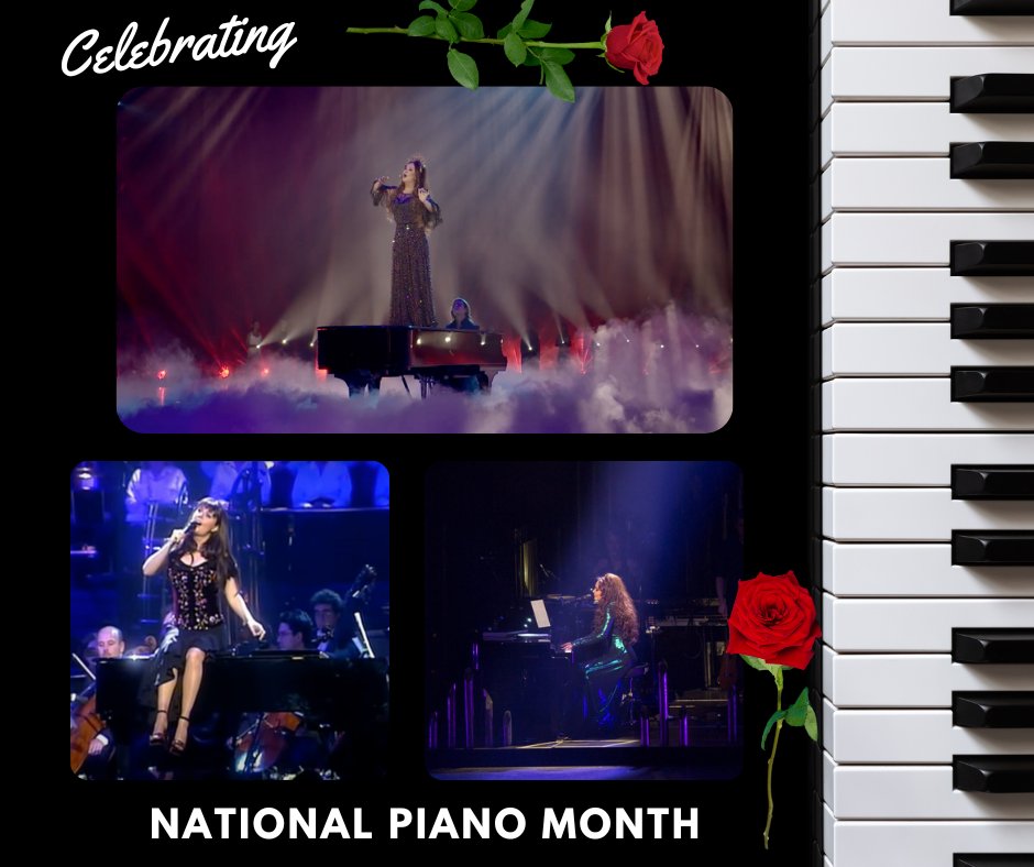 In celebration of #NationalPianoMonth & the beautiful music this incredible instrument brings to the world, here are a few special moments from Sarah's performances featuring piano. This holiday honours pianists, piano makers and piano music enthusiasts everywhere!