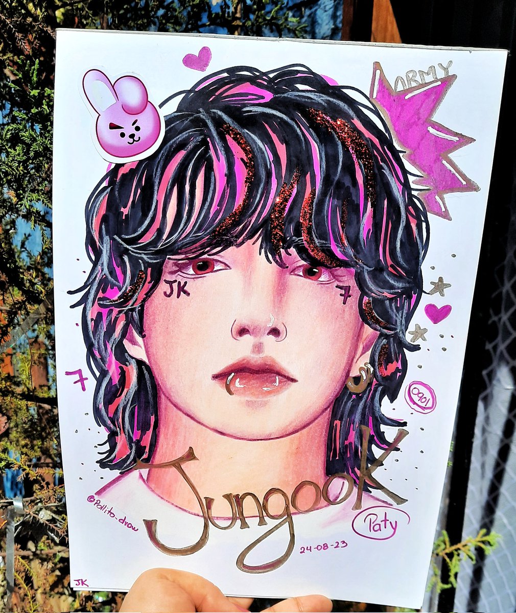 DrawPollito's tweet image. No pensé que quedaría una combinación de draculaura con JK jddjjsj pero bueno este dibujo es por su cumpleaños 🎂 
#seven #jk #jungkook #jungkookfanart #bts #btsfanart #jkbirthday #drawings #draw #drawing #jungkookday