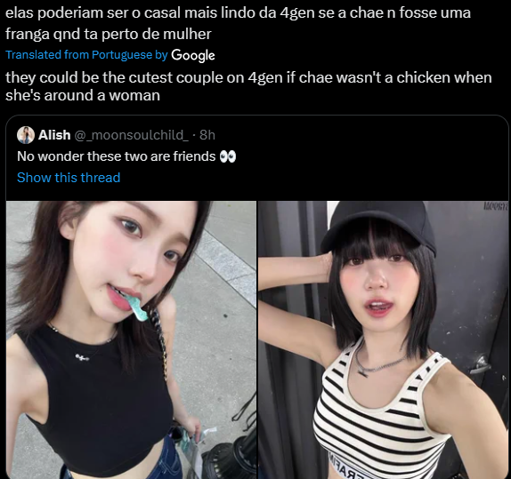 _moonsoulchild_'s tweet photo. CHAEWON FIGHT BACK??!!!!?!?! 😭😭😭 https://t.co/nEs50CZGti