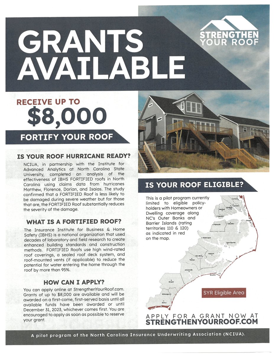 OBXOBAR's tweet photo. https://t.co/tB5W5hjUIe If you live along NC's Outer Banks and Barrier Islands see if you are eligible. https://t.co/4BAxyB0c0s