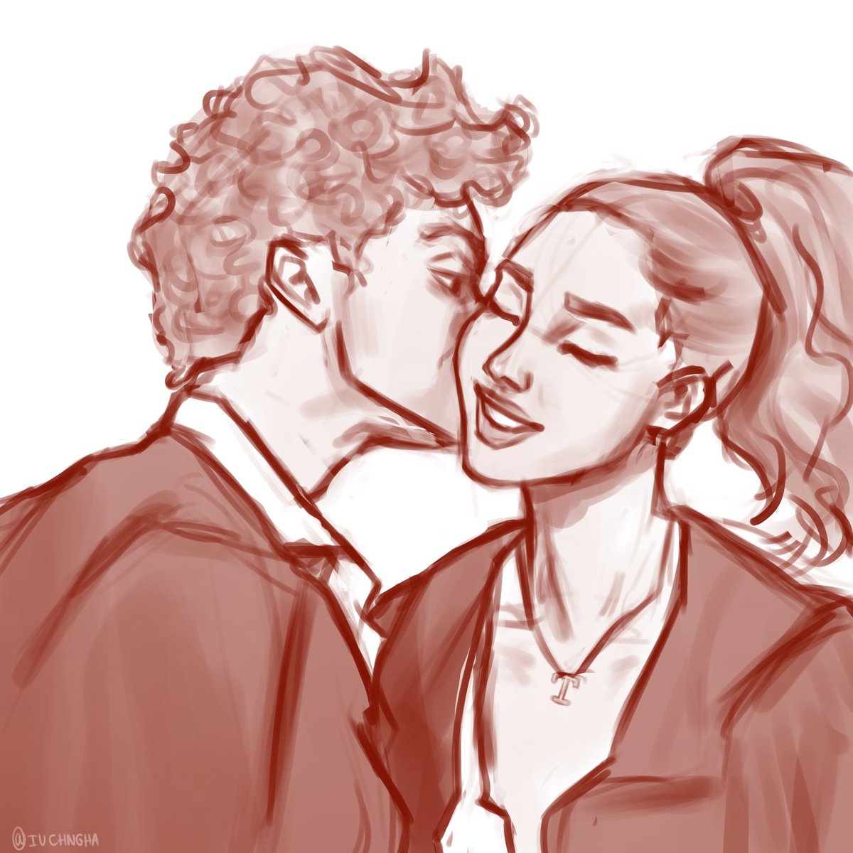 iuchngha's tweet photo. rina rough sketch only bc it’s been 67 years since i last painted smth seriously https://t.co/F2YkWZ18Cr