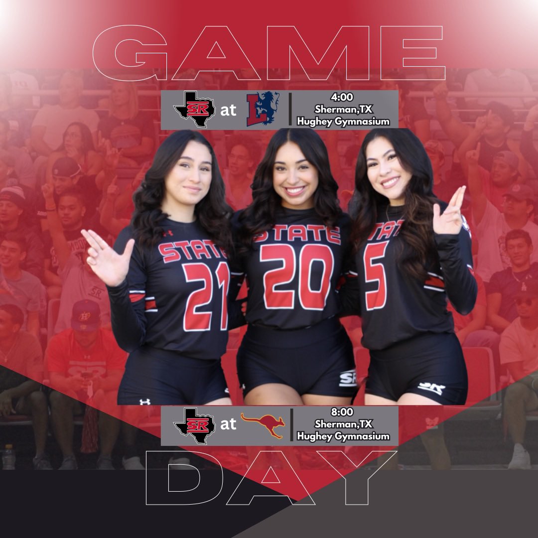 SRSU_Volleyball's tweet photo. 🏐 IT’S LOBO GAME DAY 🏐

📍Hughey Gymnasium | Sherman,Tx 

Game 1 vs Lyon College
⏰ 4:00 pm

Game 2 vs Austin College
⏰8:00pm

📺 https://t.co/Hw1kbRcA29 https://t.co/M0M48J3Jry
