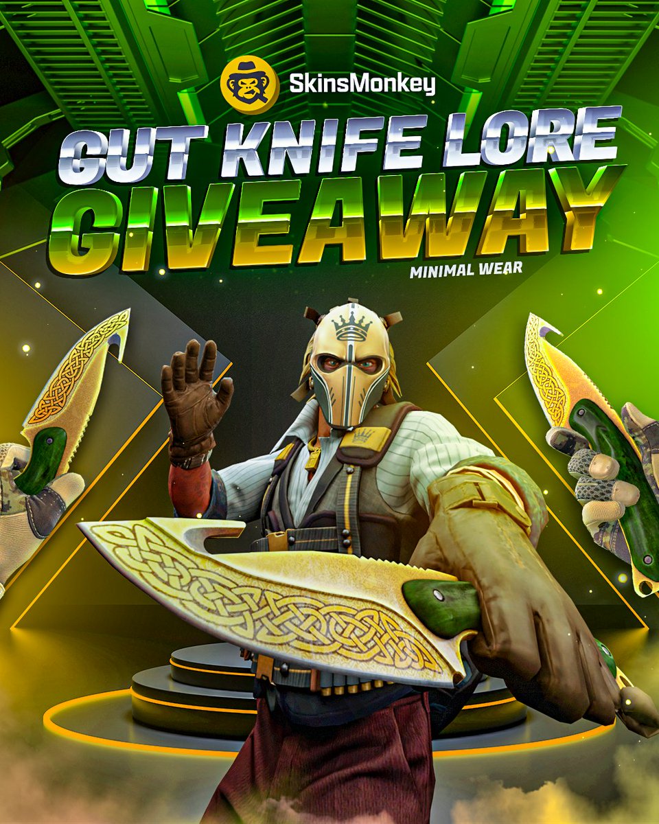 I'm joining the <a href="/skinsmonkey/">SkinsMonkey</a> family!! To celebrate we will be doing a joint giveaway for this amazing knife!🥰

How to enter?
- Follow <a href="/smooyacs/">Owen Butterfield</a> 
- Follow <a href="/skinsmonkey/">SkinsMonkey</a> 🔥
- Retweet this post🔁

Winner annouced on the 8th of September. GL&amp;HF to everyone who enters!❤️