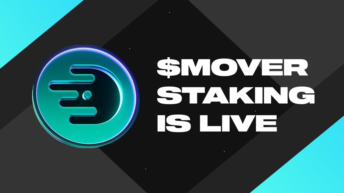 moverxyz's tweet photo. 1/ After months of dedicated effort, we're thrilled to unveil a new feature, elevating Mover to an entirely new level. 

Introducing legendary ve-tokenomics to Aptos, where everyone can now stake $MOVER and earn $veMOVER! https://t.co/bXmxGZhUGV